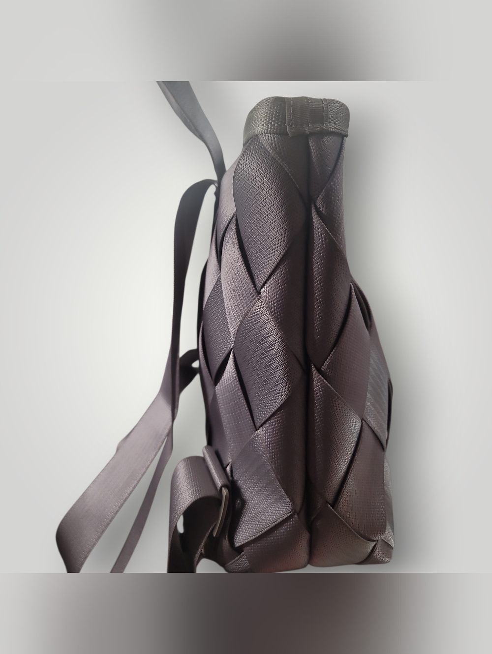 Maggie Bags Quilted Webbing Silver Women's Backpack – Sleek Daily Carry EUC - Picture 6 of 10